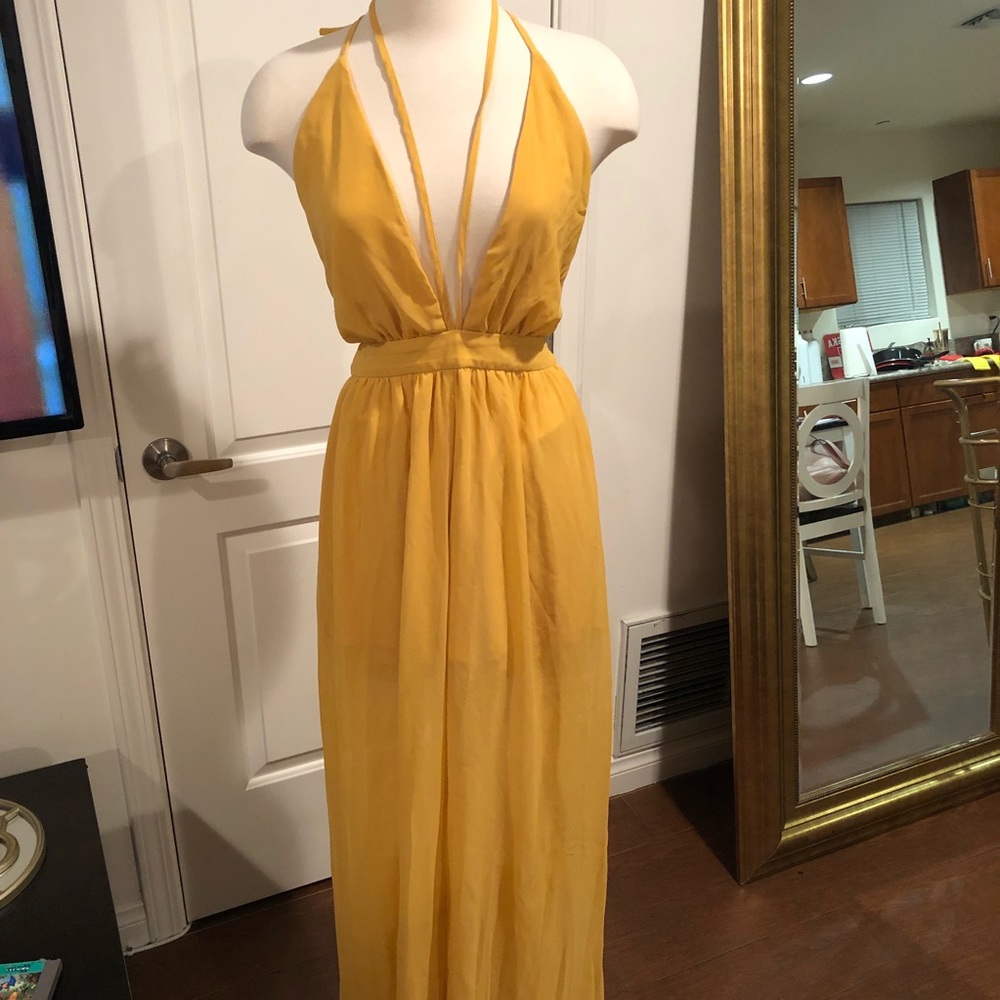 Yellow jumpsuit
